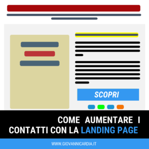 Copertina Aumenta e genera contatti con landing page