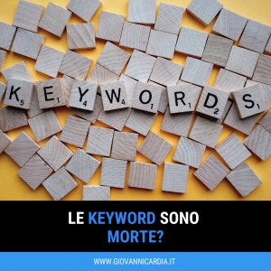 keyword seo importanza parole chiave