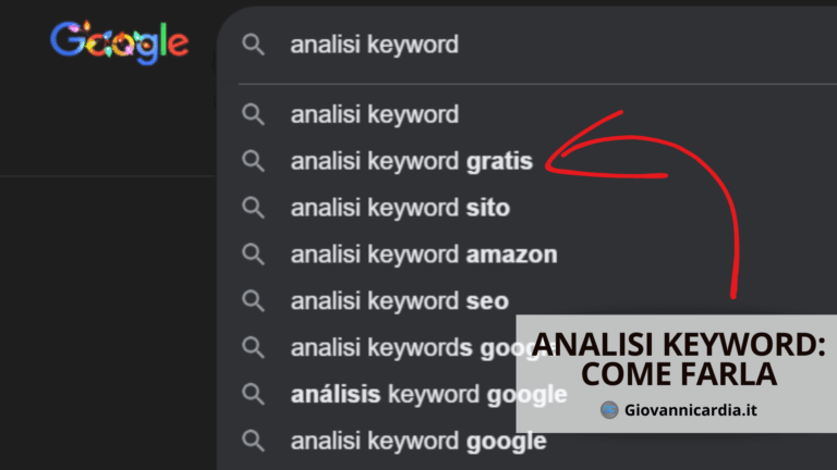 Keyword research: come fare la ricerca delle parole chiave per la SEO