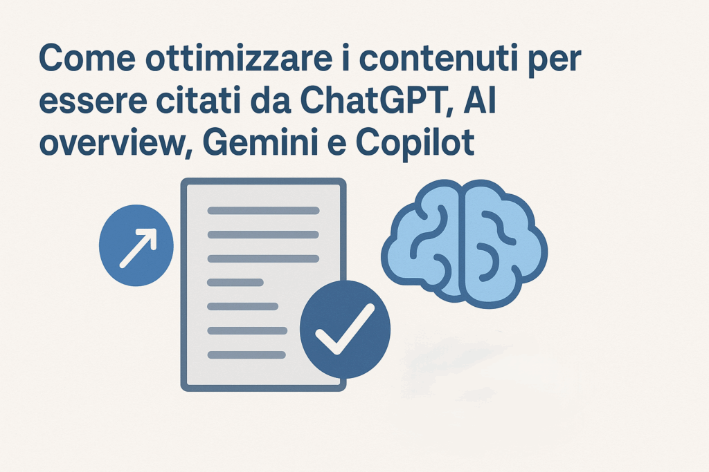 SEO per AI: come farsi citare da ChatGPT, Google AI Overview e altri motori di risposta 6