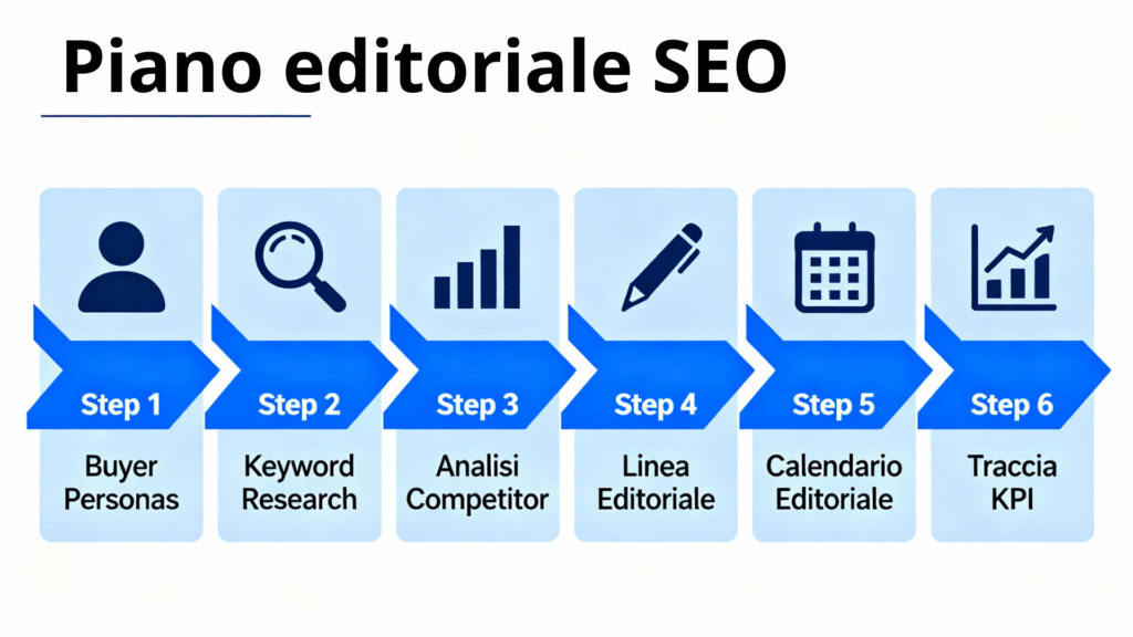 Piano editoriale SEO: 6 Step + 3 esempi 3 Piano editoriale SEO: 6 Step + 3 esempi 3