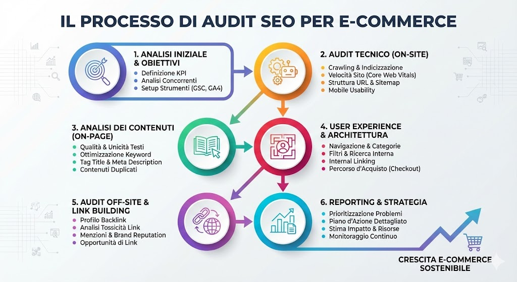 Audit SEO E-commerce: Guida completa e checklist 2