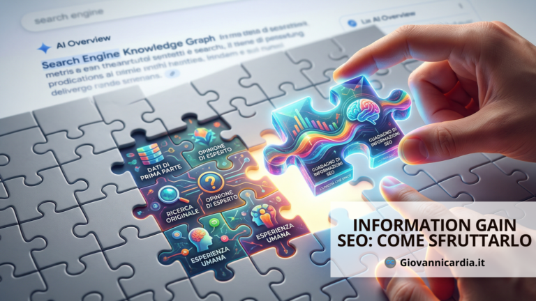 Information Gain SEO: cos’è, come funziona e come applicarlo ai tuoi contenuti