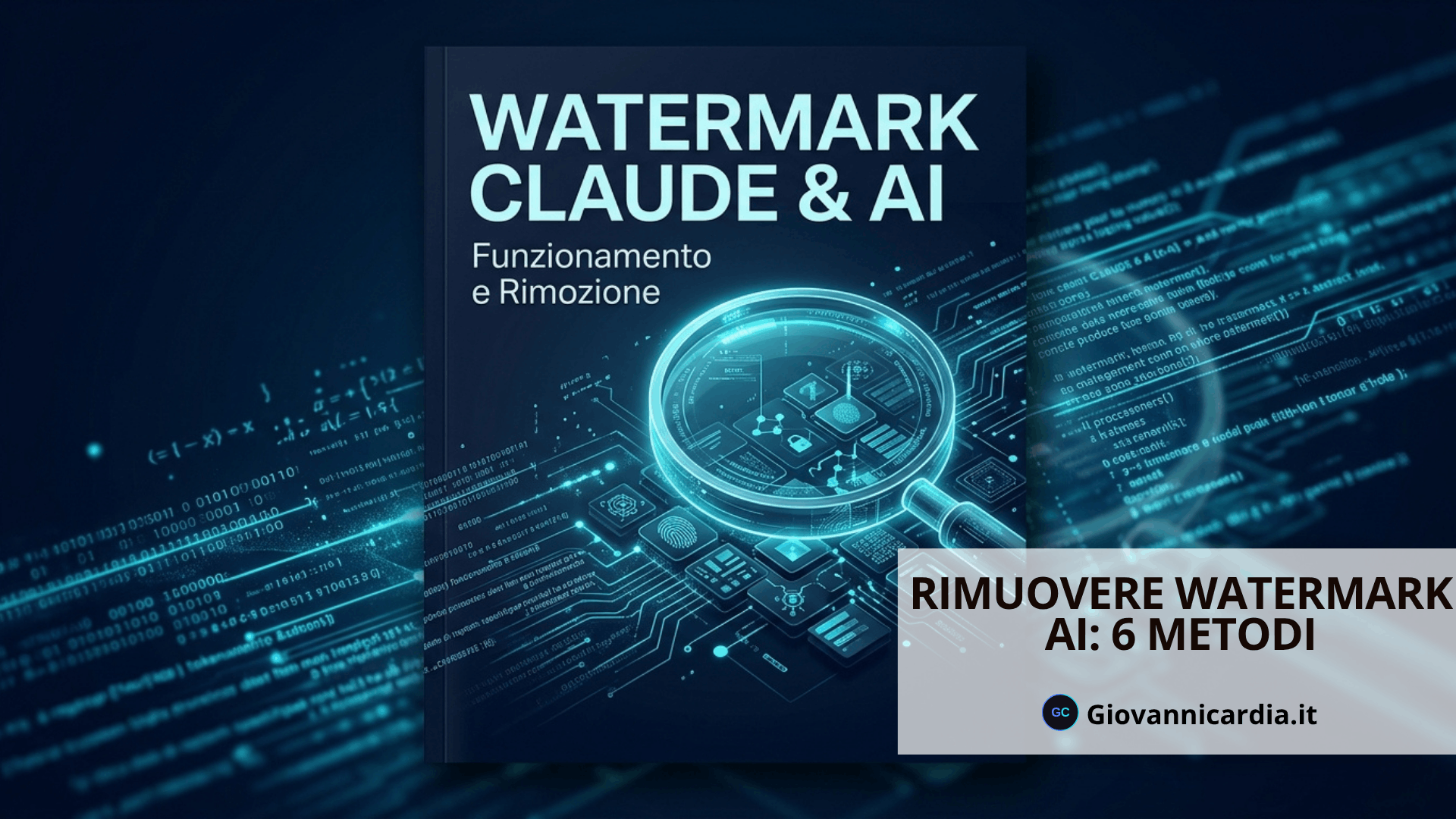 Rimuovere Watermark Claude AI: come farlo e perché non serve davvero